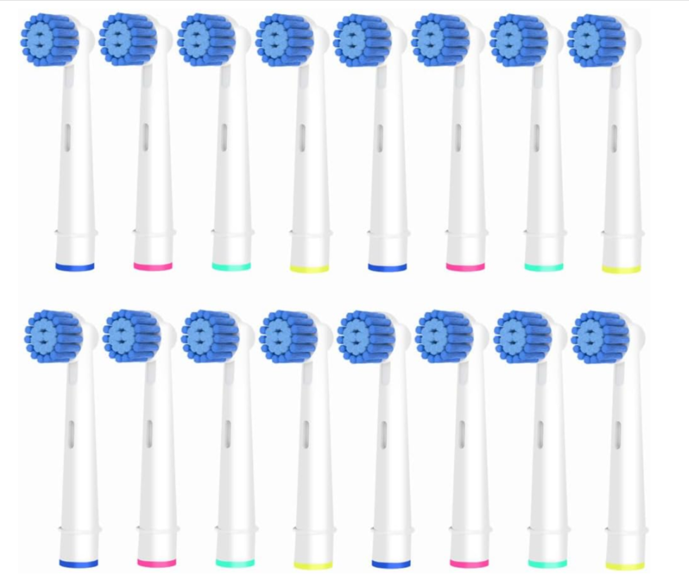 16-Stück-Sensitive-Aufsteckbürsten-Kompatibel-mit-Oral-B-Elektrische-Zahnbürsten- 16-Stück-Sensitive-Aufsteckbürsten-Kompatibel-Mit-Oral-B-Elektrische-Zahnbürsten-