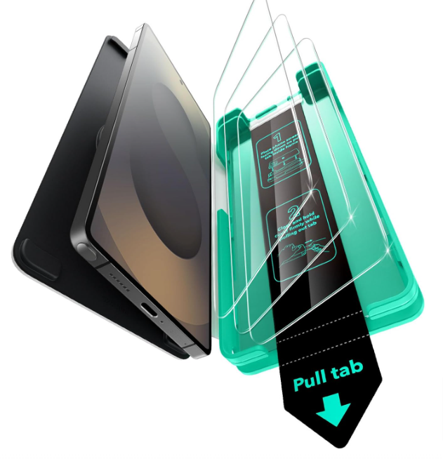 Esr-Für-Samsung-Galaxy-S25-Ultra-Für-Panzerglas-3-Sekunden-Schnellinstallation-Hd-Klar-Gehärtetes-Glas-Automatisches-Staubentfernungswerkzeug