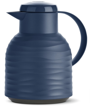 Emsa-N4011000-Samba-Wave-Isolierkanne-1-0-Liter-Quick-Press-Kunststoff-Glas-Isolierkolben-Kaffeekanne