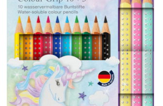 FABER-CASTELL-201542-Buntstifte-Set-Einhorn-13-teilig