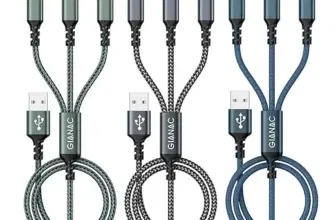 GIANAC Multi USB Kabel 3 in1 Universal Ladekabel