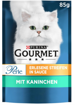 Gourmet-Perle-Erlesene-Streifen-Katzenfutter-nass-mit-Kaninchen-