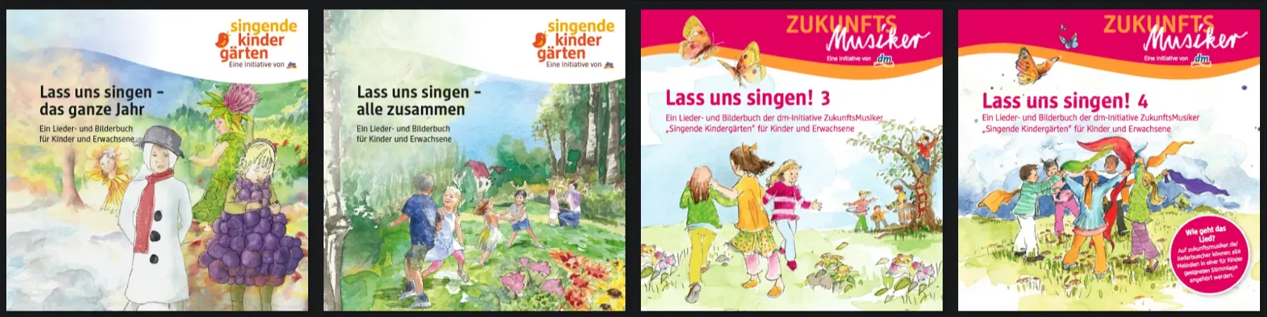 Gratis: Liederbücher „Lass uns singen!” Folge 1 bis 4