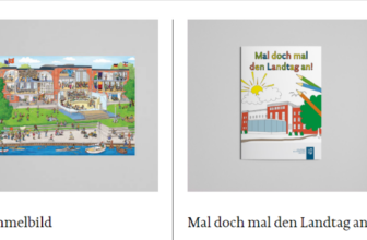 Gratis Malbuch & Wimmelbild vom Landtag Schleswig-Holstein