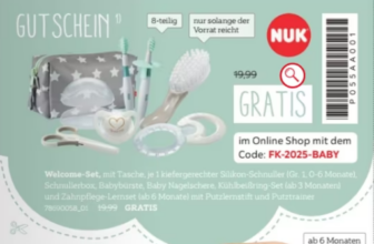 Gratis NUK BABYPFLEGESET