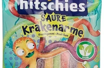 Hitschies Saure Krakenarme Fruchgummi - Fruchtige Gummibonbons in Krakenarm-Form