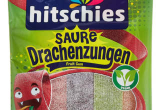 Hitschler Hi Bunte Drachenzungen in einer 125g Packung, reduziert auf 0,99 € mit Prime Versand.