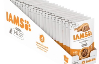 IAMS-Delights-Kitten-Nassfutter-Multipack-Katzenfutter-mit-Huhn-in-Sauce
