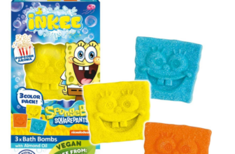 INKEE-Badebomben-Kinder-SPONGE-BOB-Mini-Pack-3er-Pack-Badekugeln-