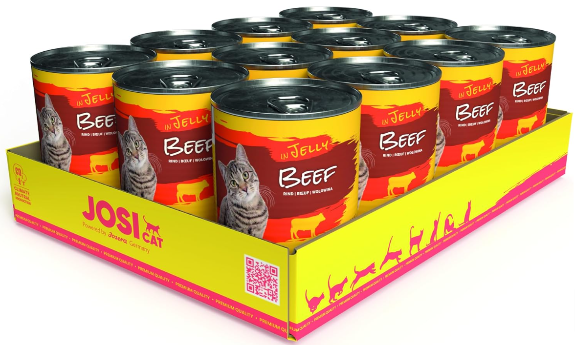 JosiCat-Beef-in-Jelly-12-x-400-g-Adult-Premium-Nassfutter-für-ausgewachsene-Katzen-Rind-in-Gelee-Vitamin- Josicat-Beef-In-Jelly-12-X-400-G-Adult-Premium-Nassfutter-Für-Ausgewachsene-Katzen-Rind-In-Gelee-Vitamin-