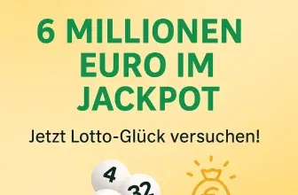 Lotto24 Neukunden: 3 Felder 6aus49 für 1 € (statt 4,60 €) | aktuell 6 Millionen Euro im Jackpot