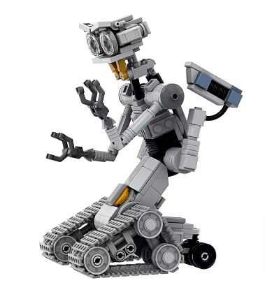 Moc-Film-Astros-Roboter-Johnnyed-5-Building-Block-Set-Kurzgeschlossen