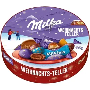 Milka Weihnachts-Teller