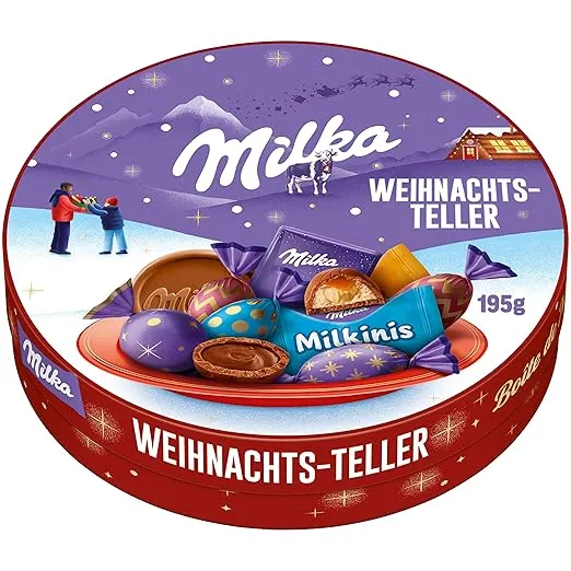 Milka Weihnachts-Teller