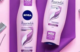 NIVEA Haarmilch natürlicher Glanz Shampoo 250ML Flasche - 6er Pack.