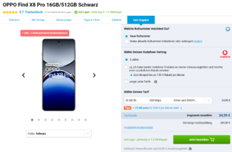 OPPO Find X8 Pro + Vodafone Smart Lite 35 GB 5G