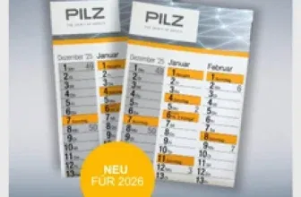 Bestelle jetzt deinen Gratis Wandkalender 2026 in A1 Größe bei Fa. Pilz per Email