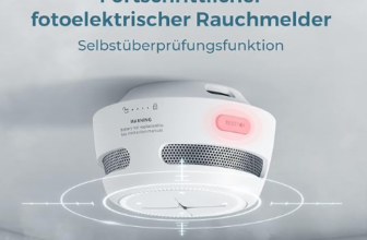 Rauchmelder-6er-Set-AEGISLINK-10-Jahres-Batterie-Mini-photoelektrischer-Feuermelder-Brandmelder-mit-Test-Stummschalter