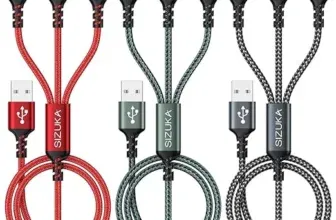 SIZUKA 3 in1 Universelles Ladekabel 3 Stück