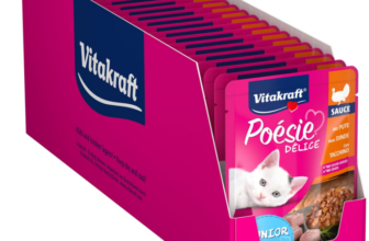Vitakraft Poésie Délice Junior Katzenfutter mit Putenbrust in Sauce - 23x 85g Packung