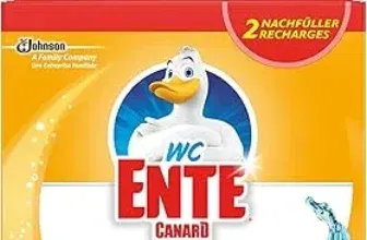 WC-Ente WC Active WC-Einhänger Nachfüller Citrus 2er Pack - effektive Reinigung und Frischeduft