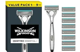 Wilkinson Sword Quattro Titanium Rasierer mit 9 Rasierklingen ab 7,49 € inkl. Prime-Versand