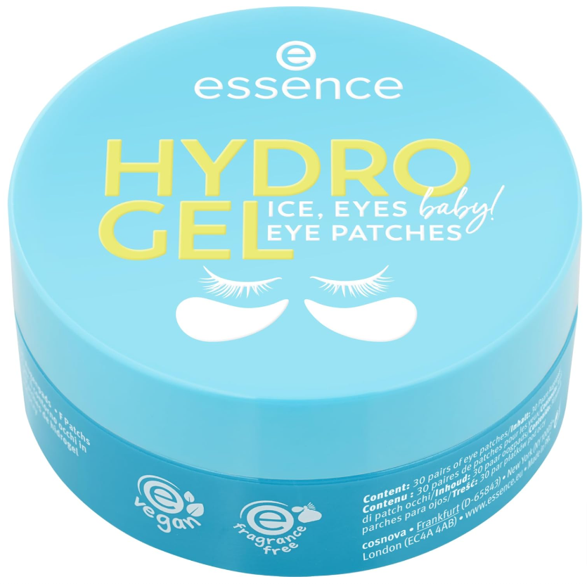 essence-HYDRO-GEL-eye-patches-ICE-EYES-baby-30-Pairs-Augenpflege-Blau-feuchtigkeitsspendend-kühlend-schimmernd-vegan-ölfrei-ohne-Parfüm Essence-Hydro-Gel-Eye-Patches-Ice-Eyes-Baby-30-Pairs-Augenpflege-Blau-Feuchtigkeitsspendend-Kühlend-Schimmernd-Vegan-Ölfrei-Ohne-Parfüm