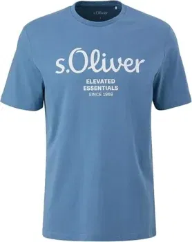 s.Oliver hellblaues T-Shirt Herren