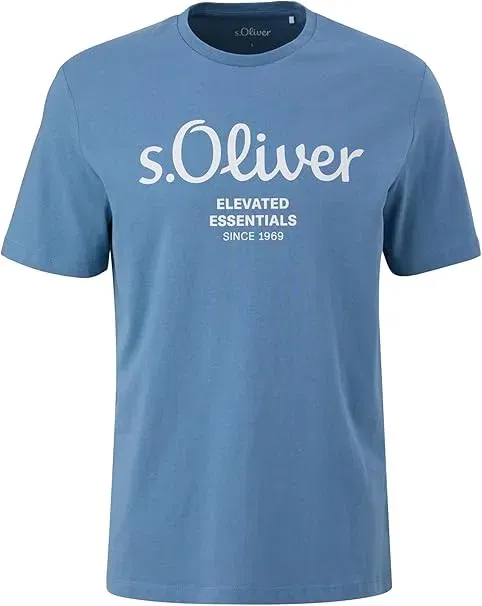 S.oliver Hellblaues T-Shirt Herren