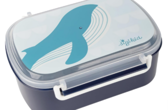 sigikid-25373-Brotzeitbox-Wal-Lunchbox-mit-Einsatz-und-Bügelverschluss-