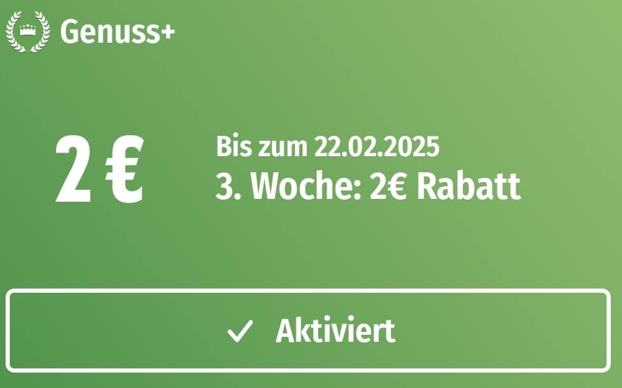 2€ Auf Einkauf Ab 2€ Edeka Nordbayern