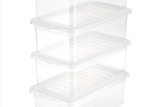 4-x-5-6-l-keeeper-Aufbewahrungsboxen-mit-Air-Control-System-33-x-19-5-x-12-cm-Bea-Transparent