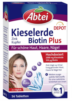 Abtei-Kieselerde-Biotin-Plus-mit-Zink-für-schöne-Haut-Haare-