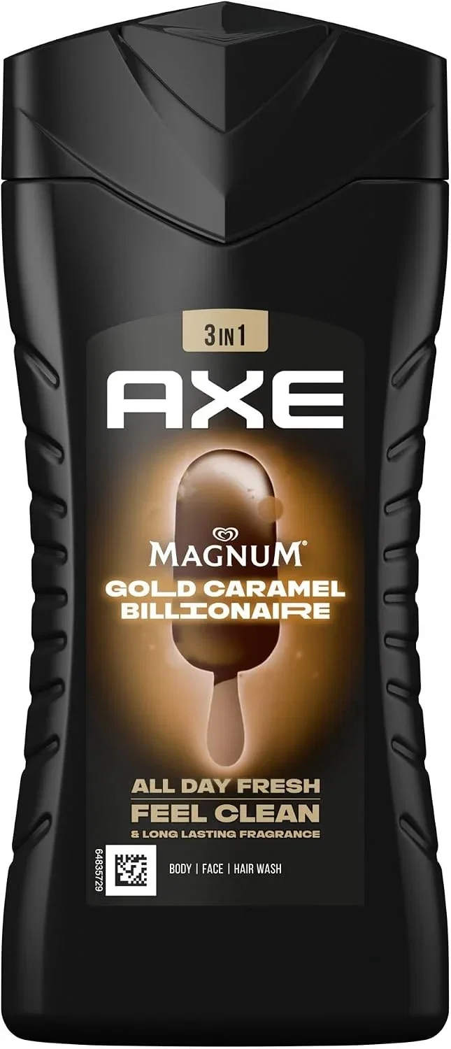 Axe 3-in-1 Duschgel & Shampoo Magnum Gold Caramel Billionaire 250ml