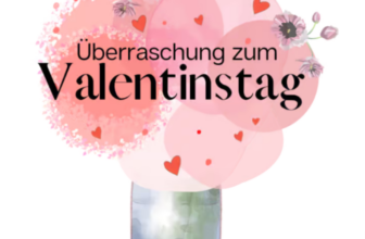 Blumnstrauß Überraschung zum Valentinstag