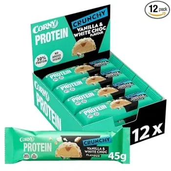 Corny Protein Crunchy Vanilla & White Choc Flavor