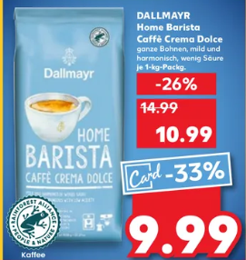 Dallmayr Home Barista Caffè Crema Dolce