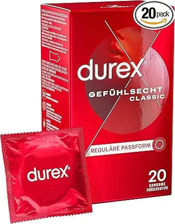 Durex Gefühlsecht Classic Kondome 20 Stück