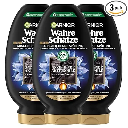 Garnier Wahre Schätze Ausgleichende Spülung Mit Aktivkohle