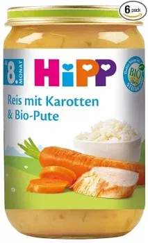 Hipp Reis mit Karotten und Bio-Pute