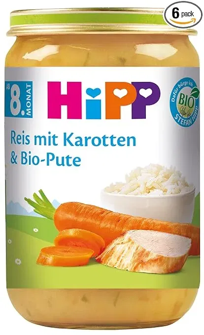 Hipp Reis Mit Karotten Und Bio-Pute