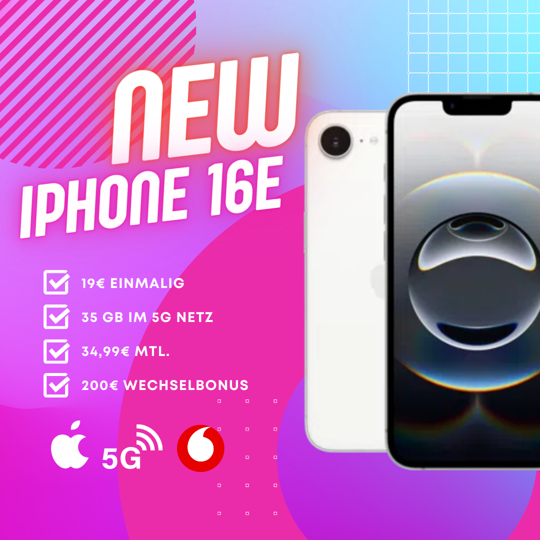 Iphone 16E Vodafone 35Gb