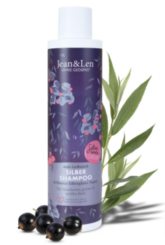 Jean-Len-Silbershampoo-Silberweide-Cassis-vegane-Pflegeformel-für-graues-blondes-blondiertes-weißes-Haar-