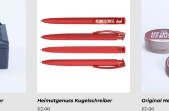 Kugelschreiber + Bierdeckel + Metall Aschenbecher