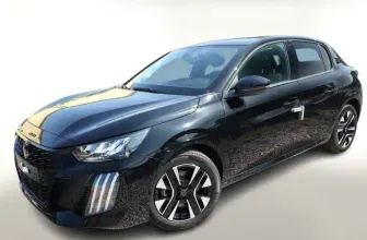 Peugeot 208 100 Allure (Benzin, 101 PS, 06/25 10 km, schwarz, manuell) für 17.788,00 € (statt 26.550,00 €)