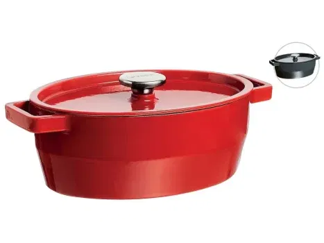 Pyrex Slow Cook ovaler Gusseisen Schmortopf