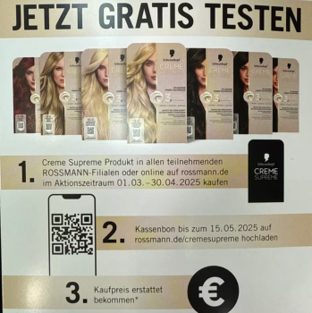 Rossman Schwarzkopf Cashback Aktion