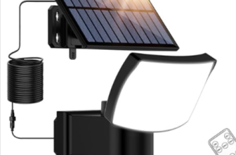 Solarlampen-für-Außen-mit-Fernbedienung-Led-Solar-Strahler-mit-Bewegungsmelder