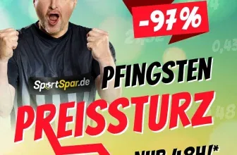 SportSpar Pfingsten Preissturz: Mega Sale mit bis zu 97 % Rabatt (auf UVP)