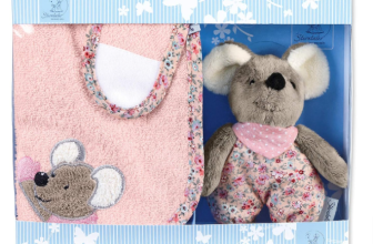 Sterntaler Geschenk-Set Mabel (Alter: ab 13,37 €Monaten, Hellrosa/Mehrfarbig) für 13,99 € inkl. Prime-Versand (statt 18,75 €)